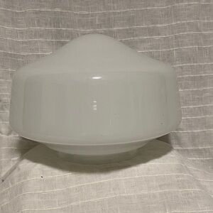 Antique White milk Glass globe for light fixture
